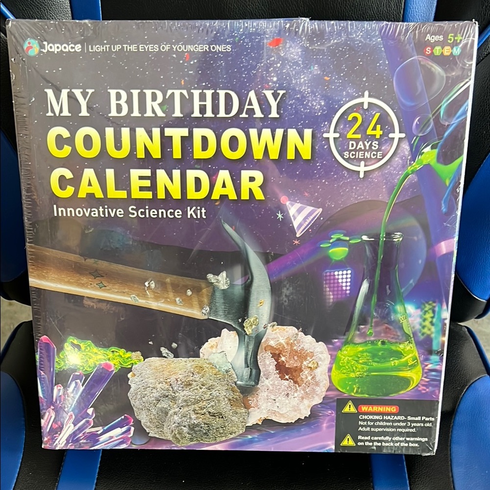 Japace My Birthday Countdown Calendar Sciene Countdown Calendar - NEW
